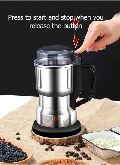 1000W Stainless Steel Food Grinder | Heavy Duty Spice & Dry Grinder_img_4