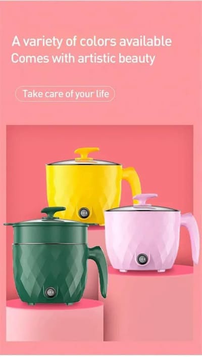 Diamond Cut Mini Multi-Functional Electric Cooking Pot (1.8L)_img_2