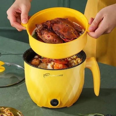 Diamond Cut Mini Multi-Functional Electric Cooking Pot (1.8L)_img_3