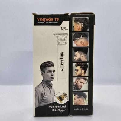 Vintage T9 Professional Metal Trimmer: স্টাইলিশ গ্রুমিংয়ের জন্য পারফেক্ট সঙ্গী_img_3