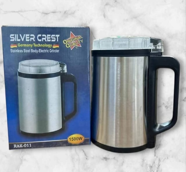 Silver Crest 1500W Electric Grinder – Stainless Steel Heavy Duty Spice Grinder_img_3