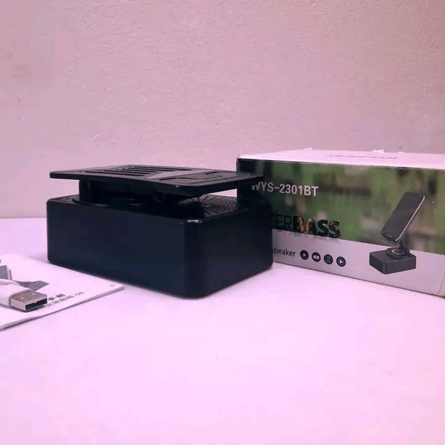 3-in-1 Wireless Speaker + Mobile Stand + Power Bank_img_4