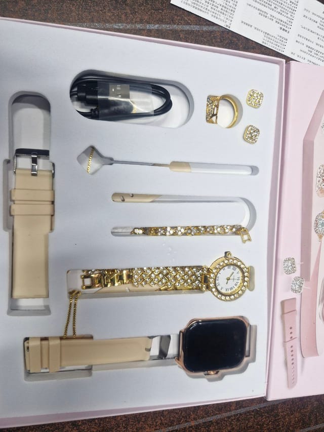 A58 Plus Smartwatch Combo Set – Ladies Premium Gift Box (2.02” Big Screen)_img_5