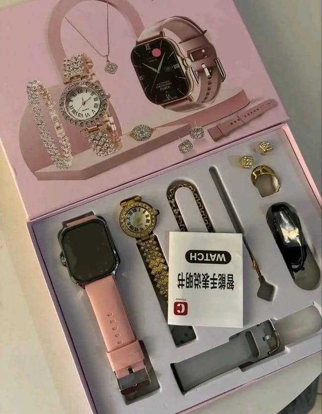 A58 Plus Smartwatch Combo Set – Ladies Premium Gift Box (2.02” Big Screen)_img_6