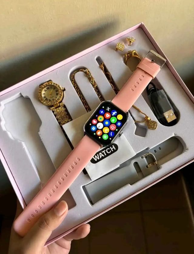 A58 Plus Smartwatch Combo Set – Ladies Premium Gift Box (2.02” Big Screen)_img_7