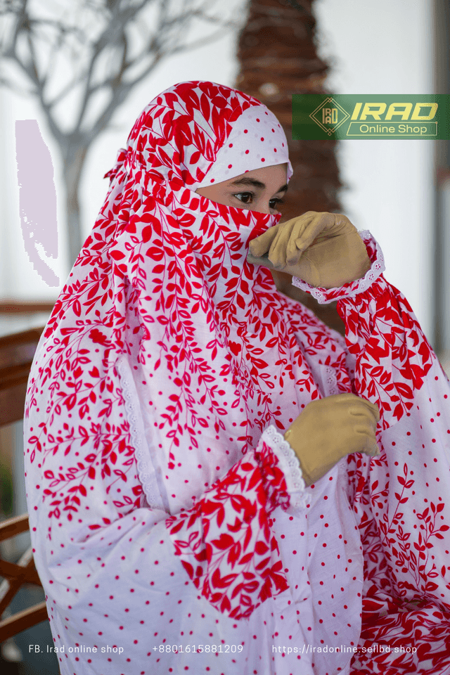 Premium Khimar Plazo Set With Adjustable Niqab – Soft Linen Islamic Prayer Dress_img_2