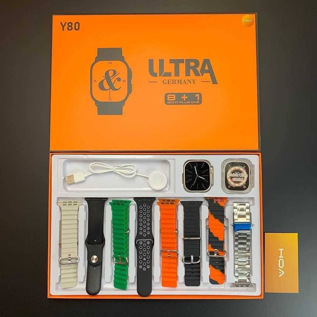 Y80 Ultra Smart Watch (8+1 Belt Combo)
