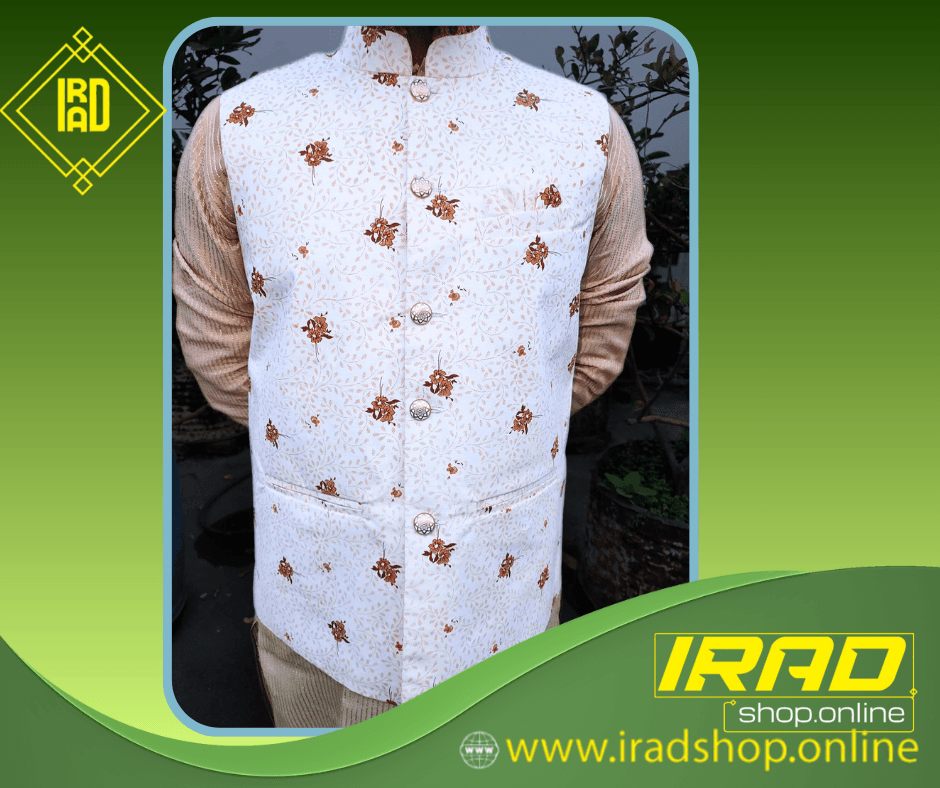 সাদা কালার ফুল প্রিন্ট কটি কটন ফ্রেবিক