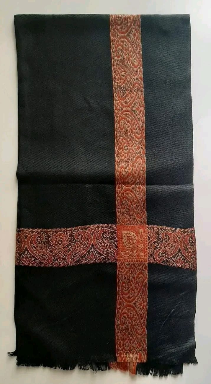 কাশ্মীরী অরজিনাল রুমাল কালো