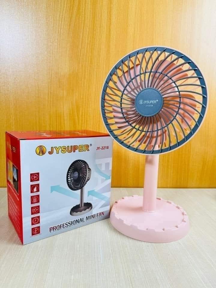 JY-2218 folding Fan. Chargeable Table Fan
