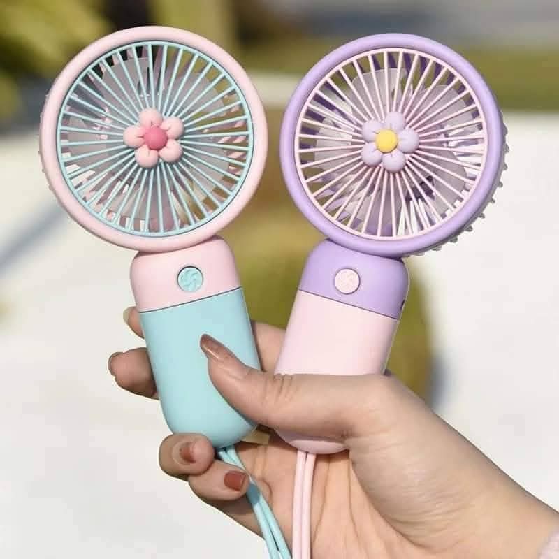 Portable mini rechargeable travel fan