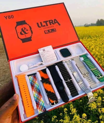 Y80 Ultra Smart Watch (8+1 Belt Combo)_img_1