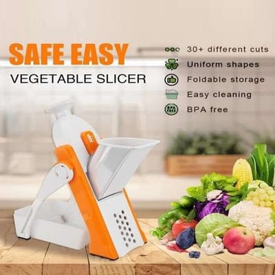 Safe Easy Vegetable Spring Slicer – Multi Functional Kitchen Cutter_img_0