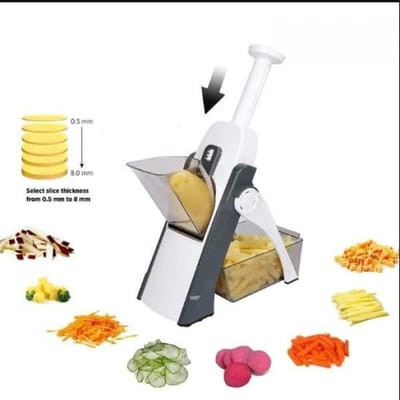 Safe Easy Vegetable Spring Slicer – Multi Functional Kitchen Cutter_img_1