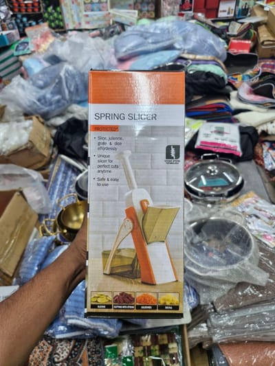 Safe Easy Vegetable Spring Slicer – Multi Functional Kitchen Cutter_img_3