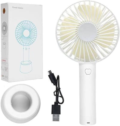 Mini Handheld Rechargeable Fan - Portable & Powerful_img_0